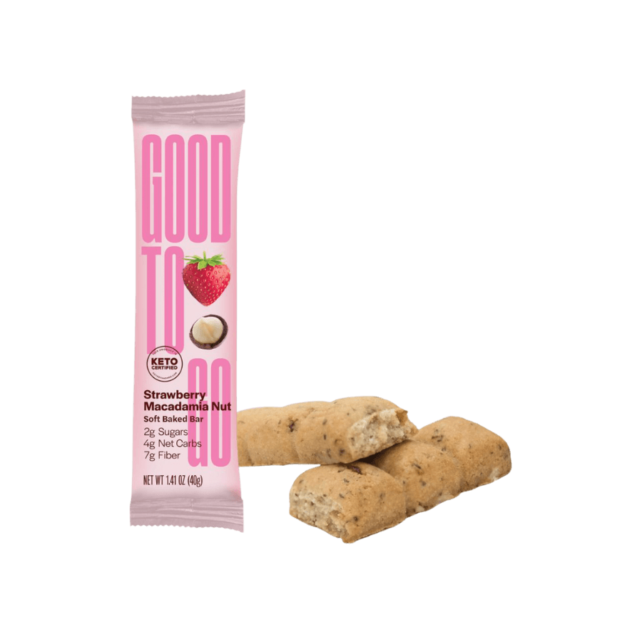 Strawberry Macadamia Bar GoodTo Go Snacks