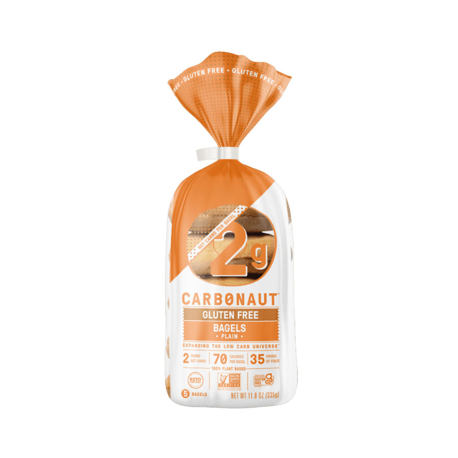 Carbonaut Gluten Free Bagels Plain USA