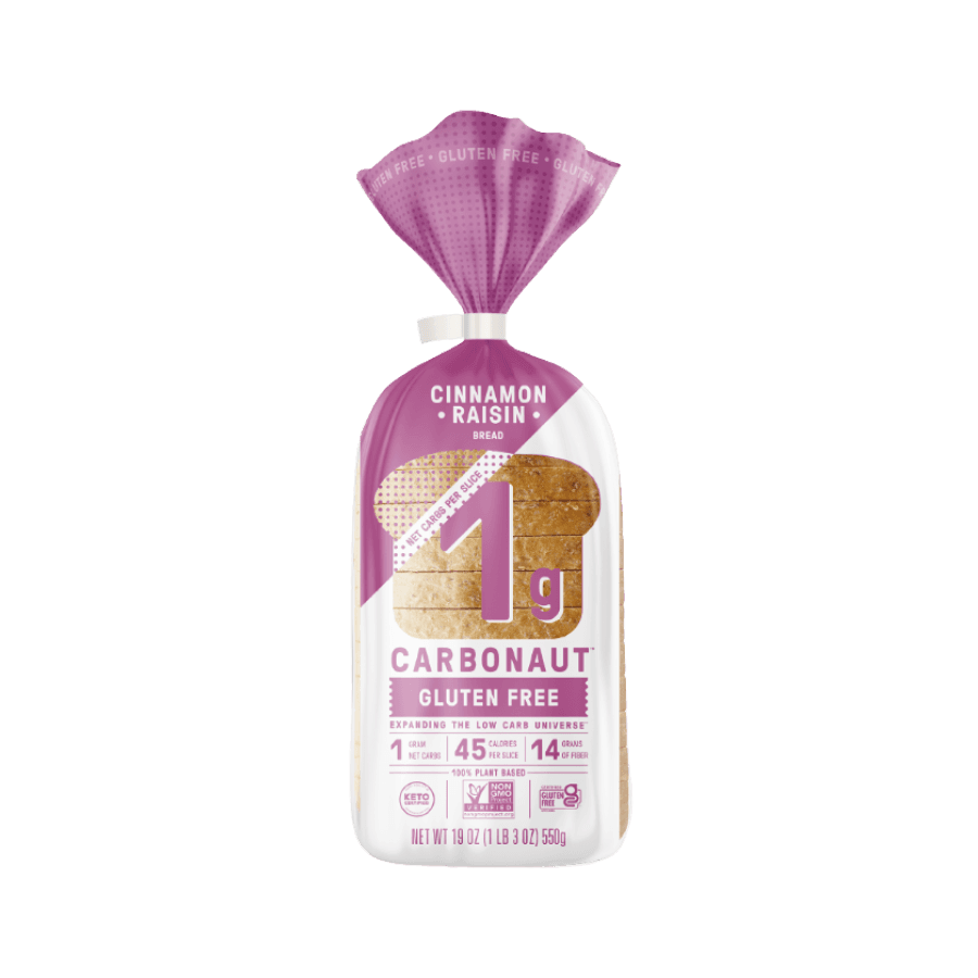Carbonaut Gluten Free Cinnamon Raisin Bread USA