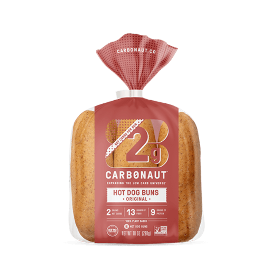 Carbonaut Gluten Free Hotdog Buns Original USA