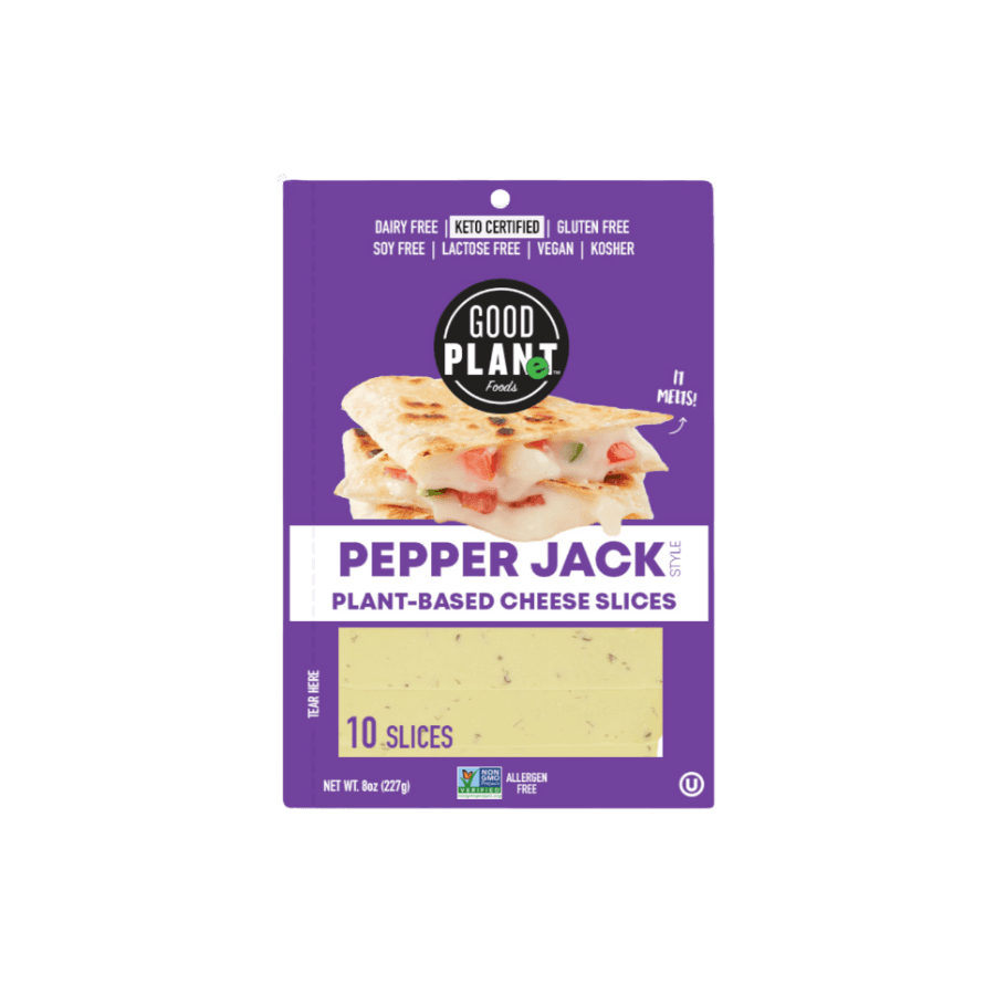 Plant based Cheese Wedges - Pepper Jack