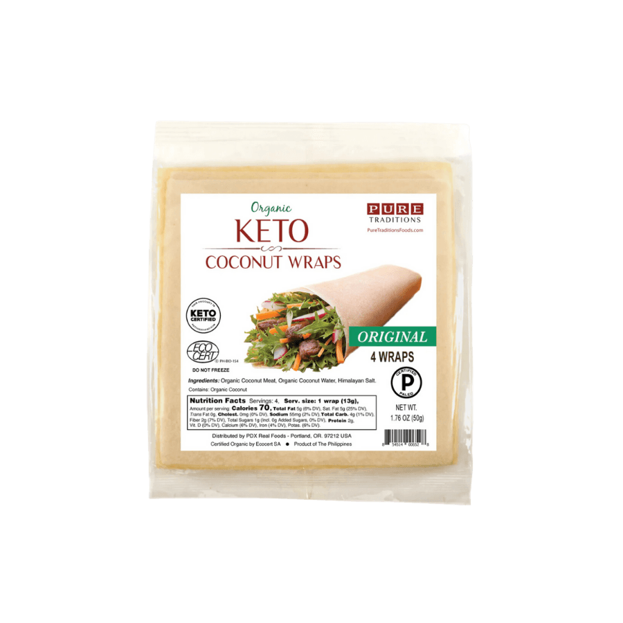 Organic KETO Coconut Wraps, Original