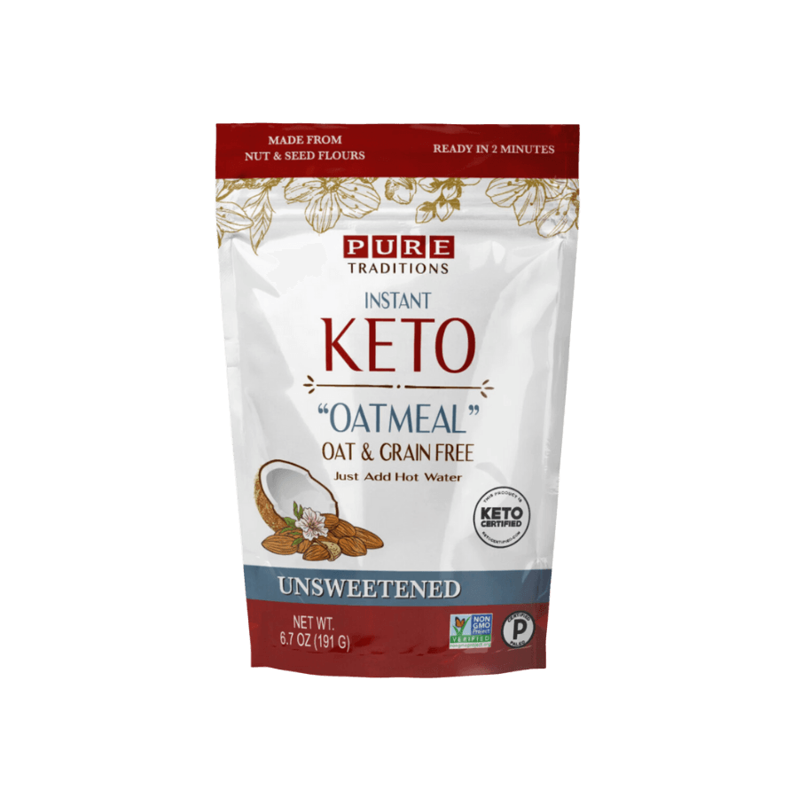 Instant KETO “Oatmeal” Oat & Grain Free -Unsweetened