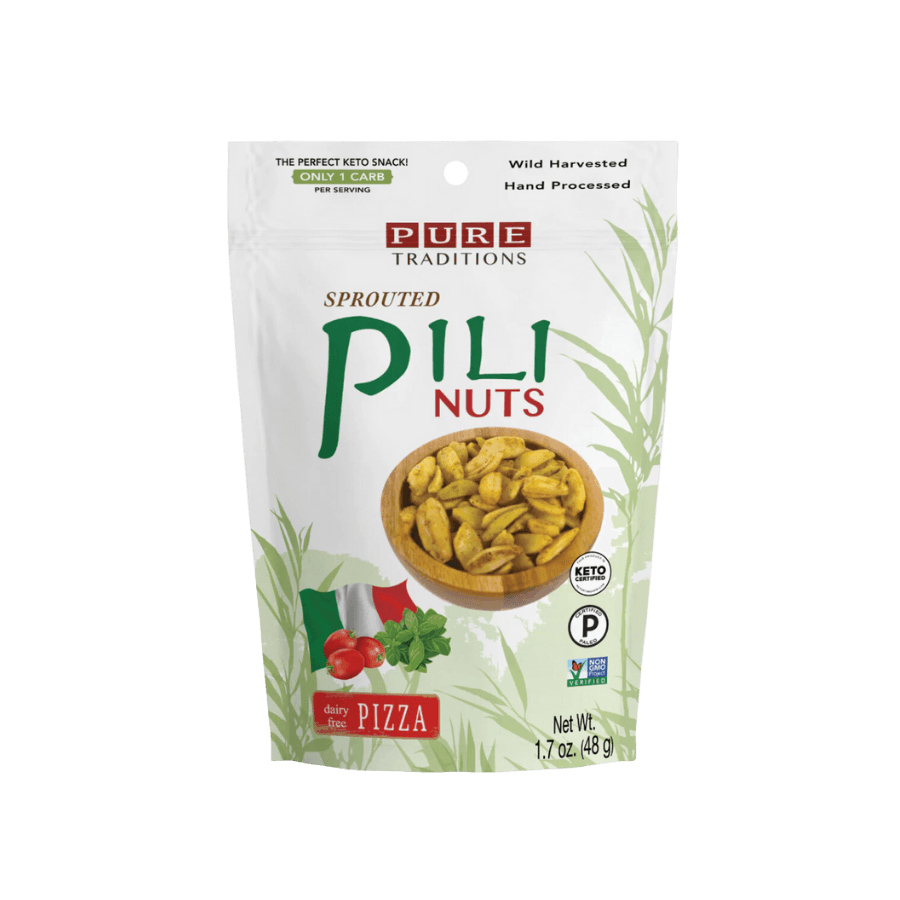 Sprouted Pili Nuts Pizza