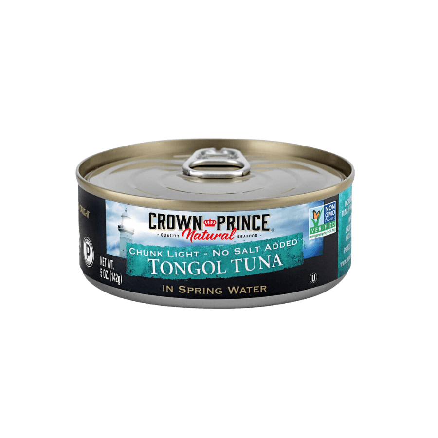 Light Tongol Tuna in Spring Water No Salt Added Crown Prince Natural