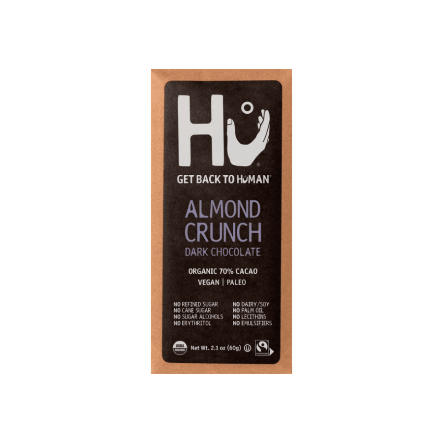 Almond Crunch Dark Chocolate Bar Hu Kitchen