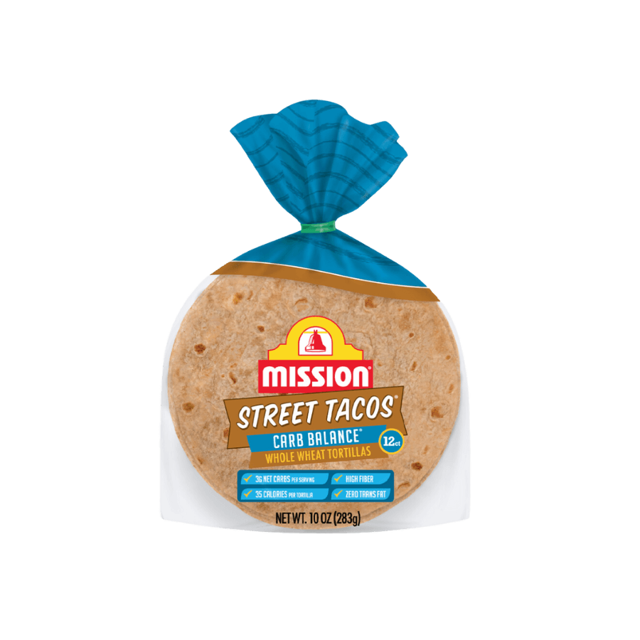 Whole Wheat Street Tacos Carb Balance Tortilla Mission Food