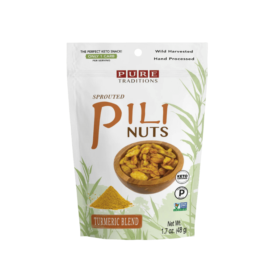 Sprouted Pili Nuts Turmeric Blend