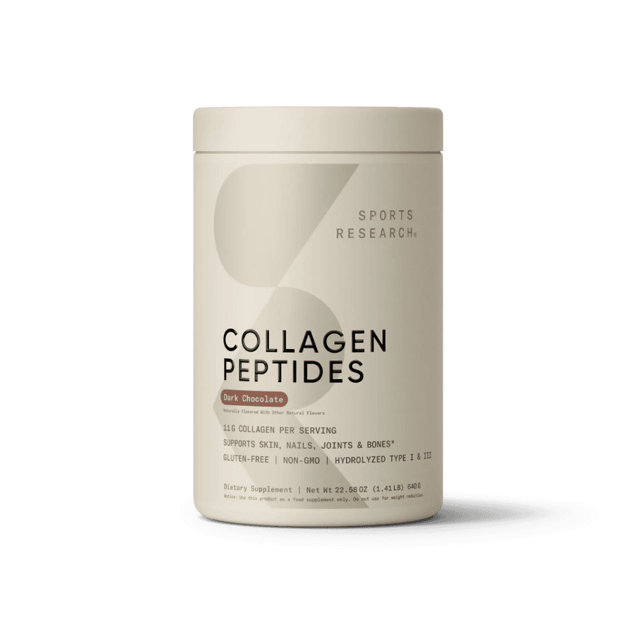 Dark Chocolate Collagen Peptides Sports Research Corporation
