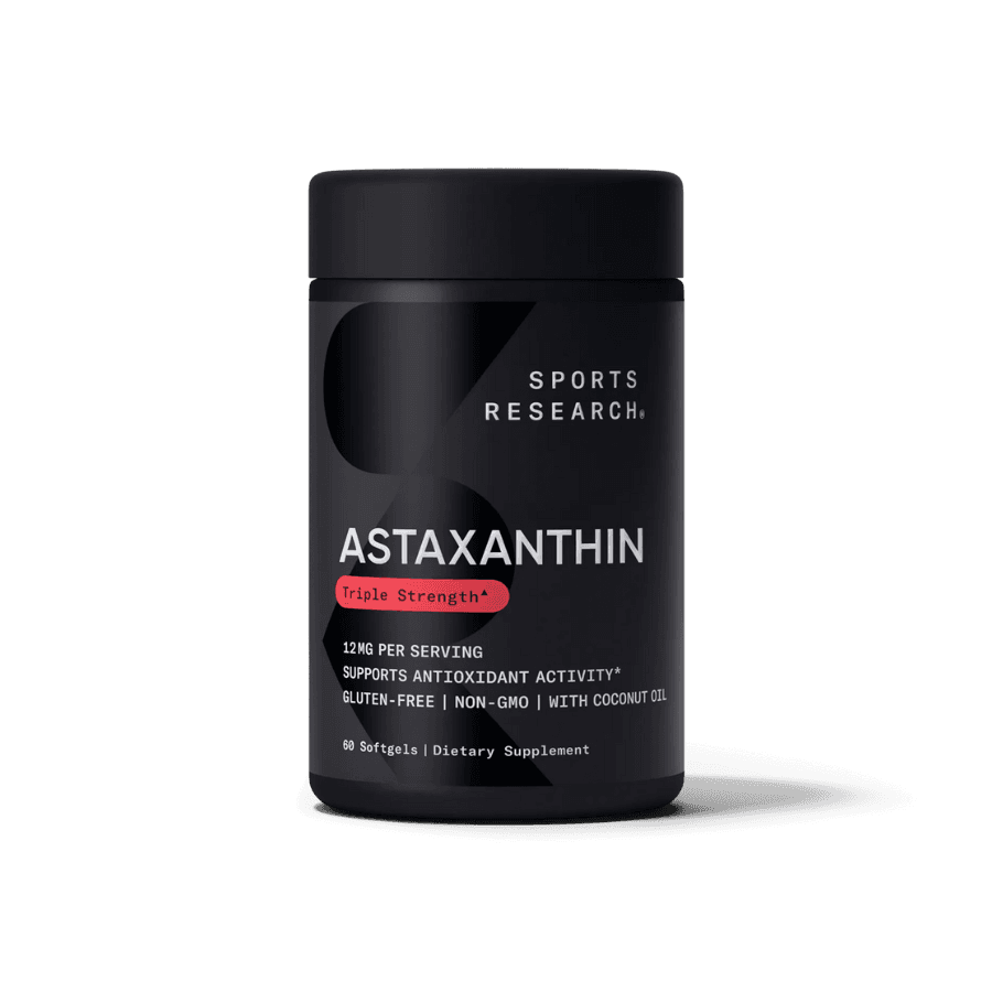 Astaxanthin Softgels Sports Research Corporation