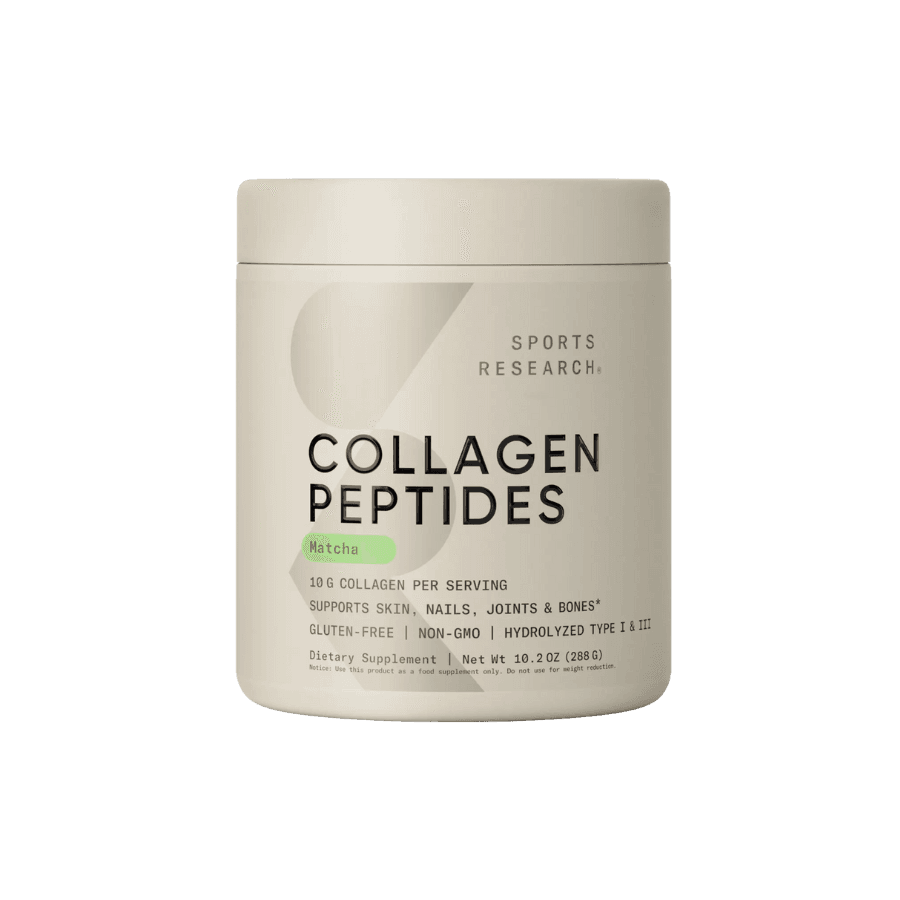 Matcha Collagen Peptides Sports Research Corporation