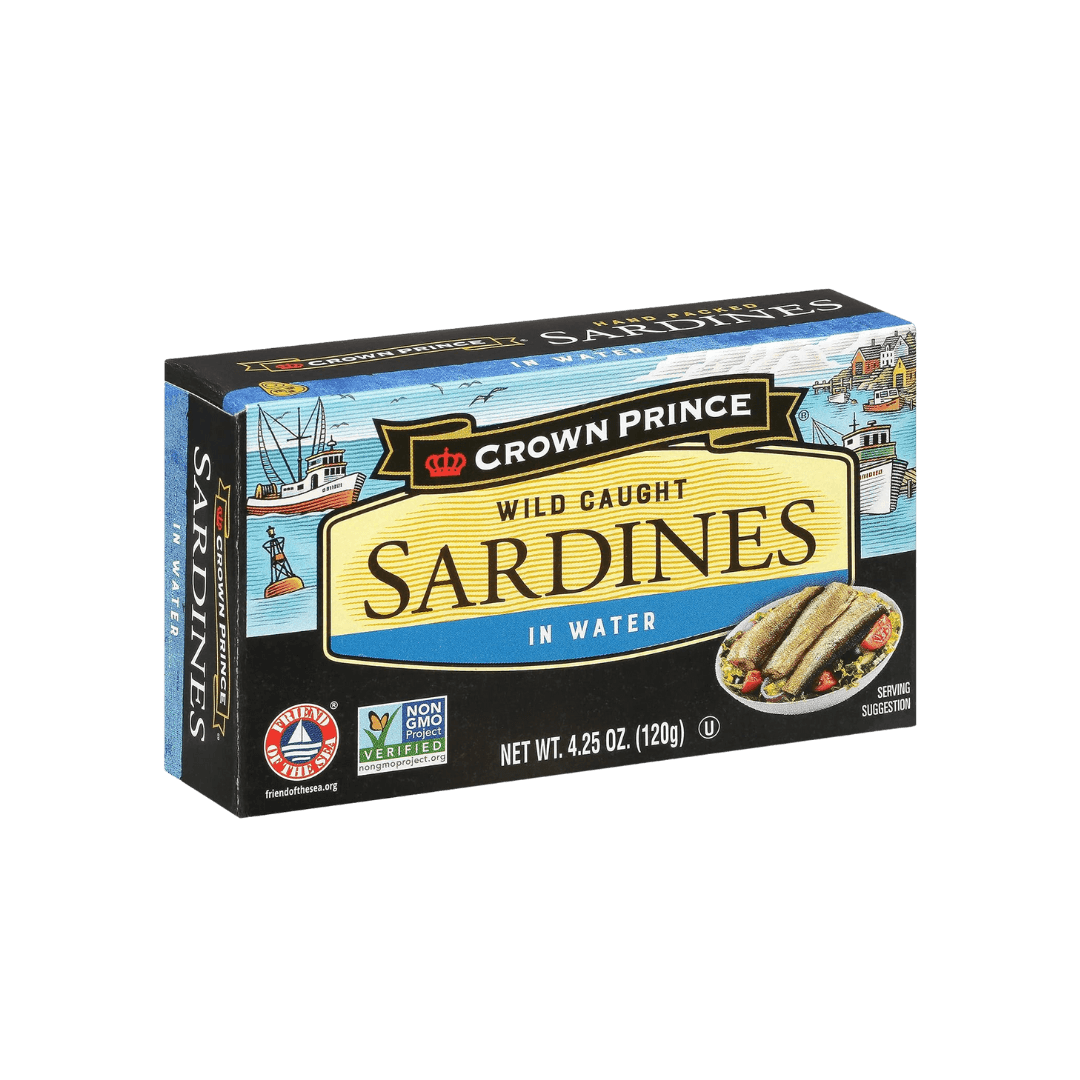 Wild Caught Sardines in Water Crown Prince