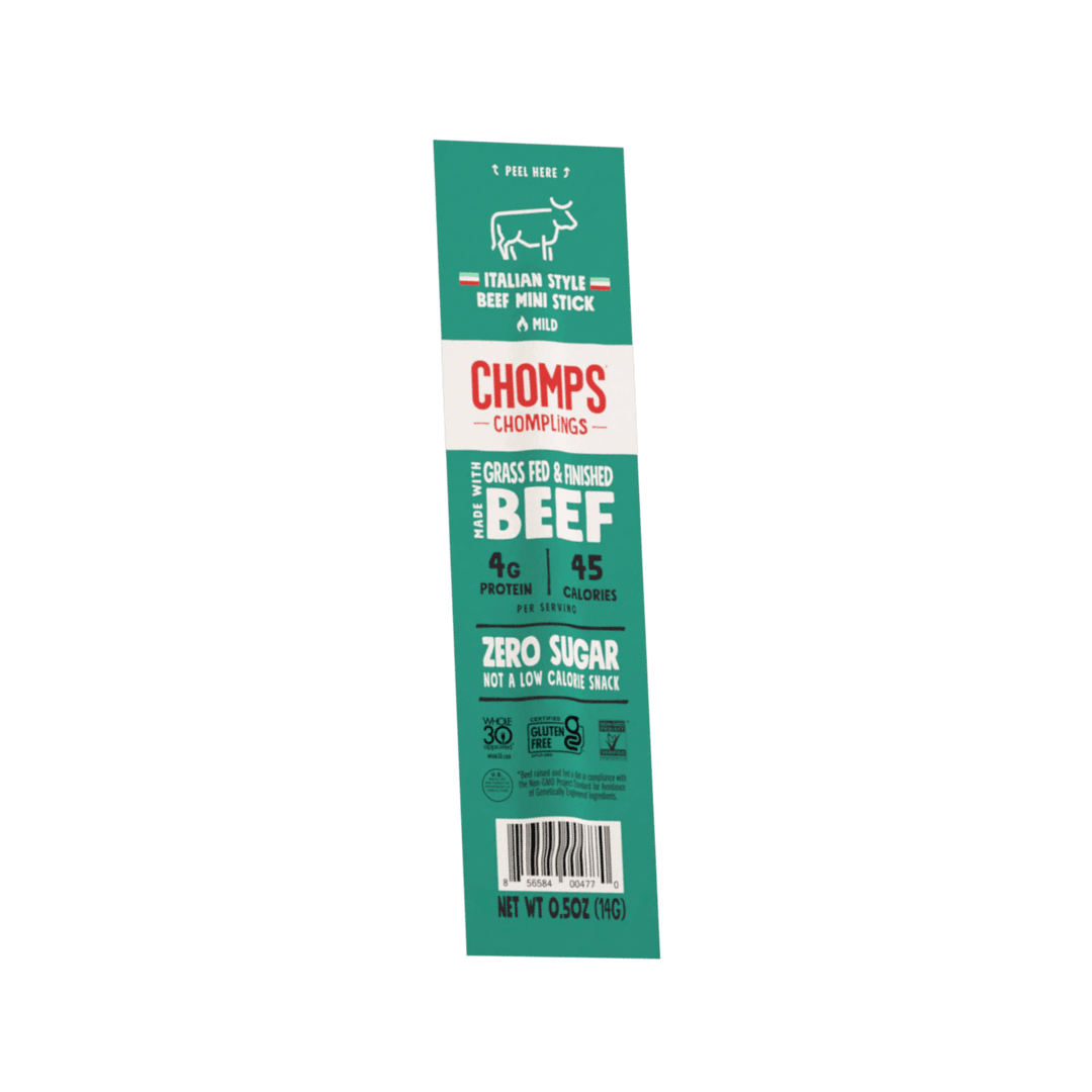 Italian Style Beef Chomplings Chomps Snack Stick