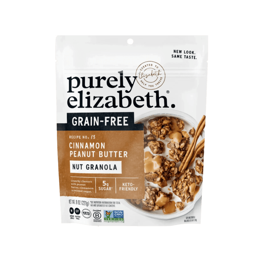 Grain-Free Cinnamon Peanut Butter Nut Granola
