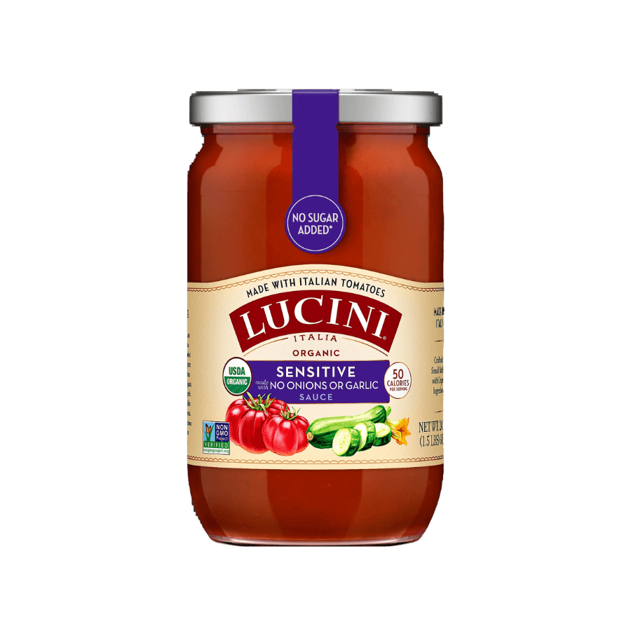 Lucini Organic Sensitive made with No Onions Or Garlic Sauce