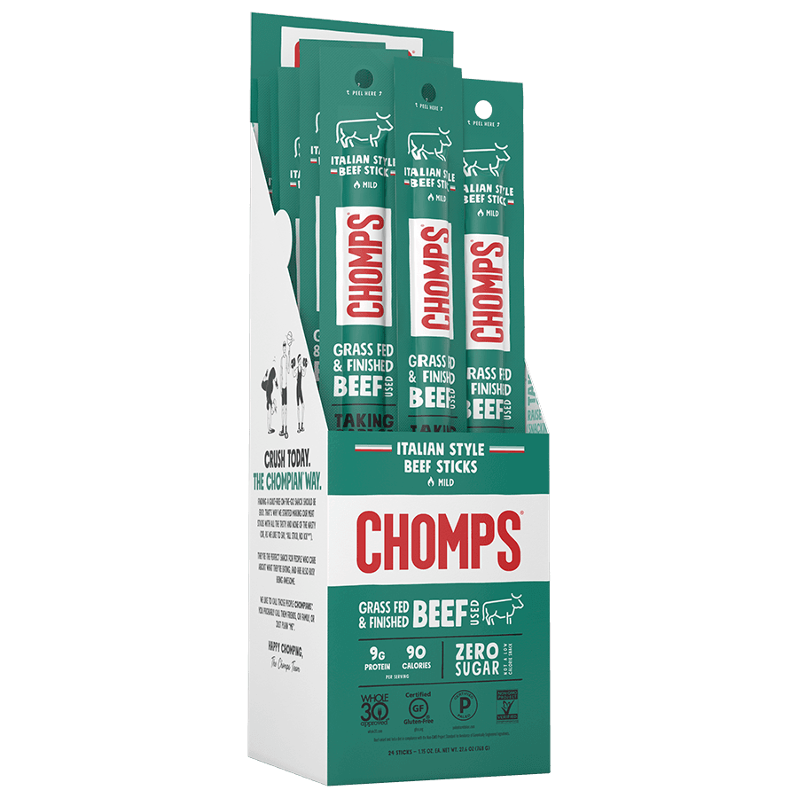 Italian Style Beef Chomps Snack Sticks