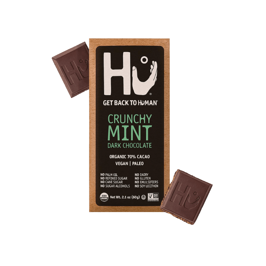 Crunchy Mint Dark Chocolate Hu Kitchen