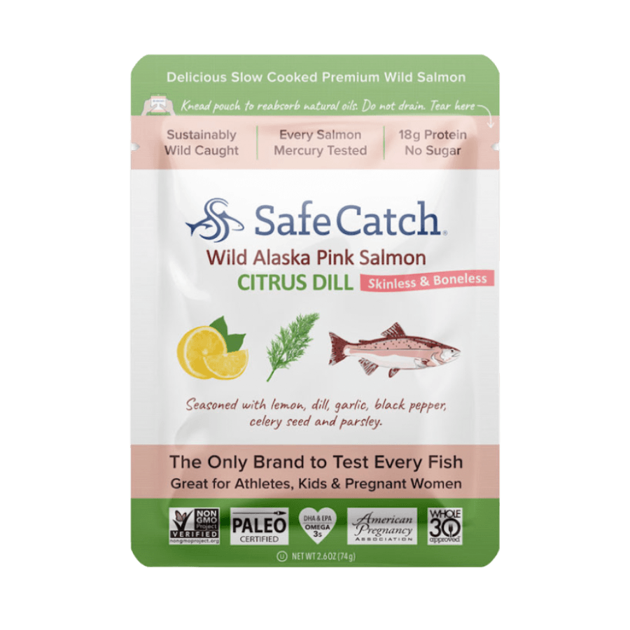 Citrus Dill Wild Salmon Safe Catch