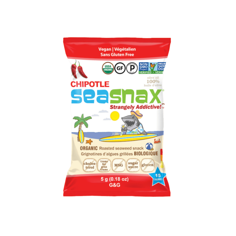Chipotle Organic Premium Roasted Seaweed Snack Grab & Go