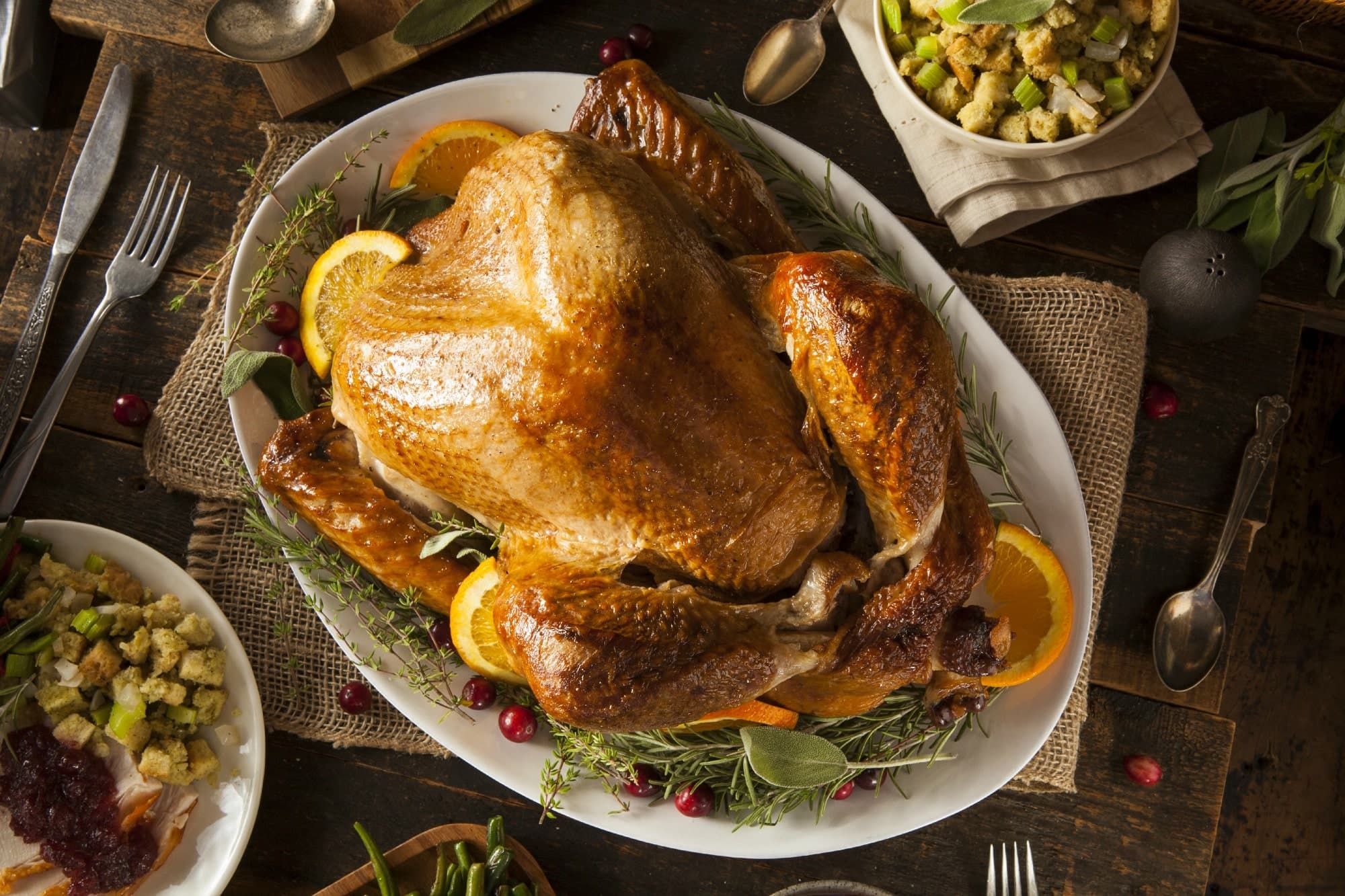 Rosemary and Orange Roasted Turkey