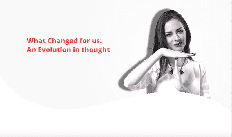 Evolution of thought: What changed