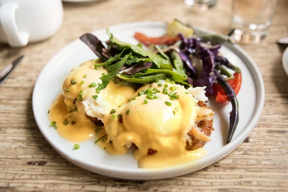 Mikey's Muffins review and Crab Eggs Benedict Recipe