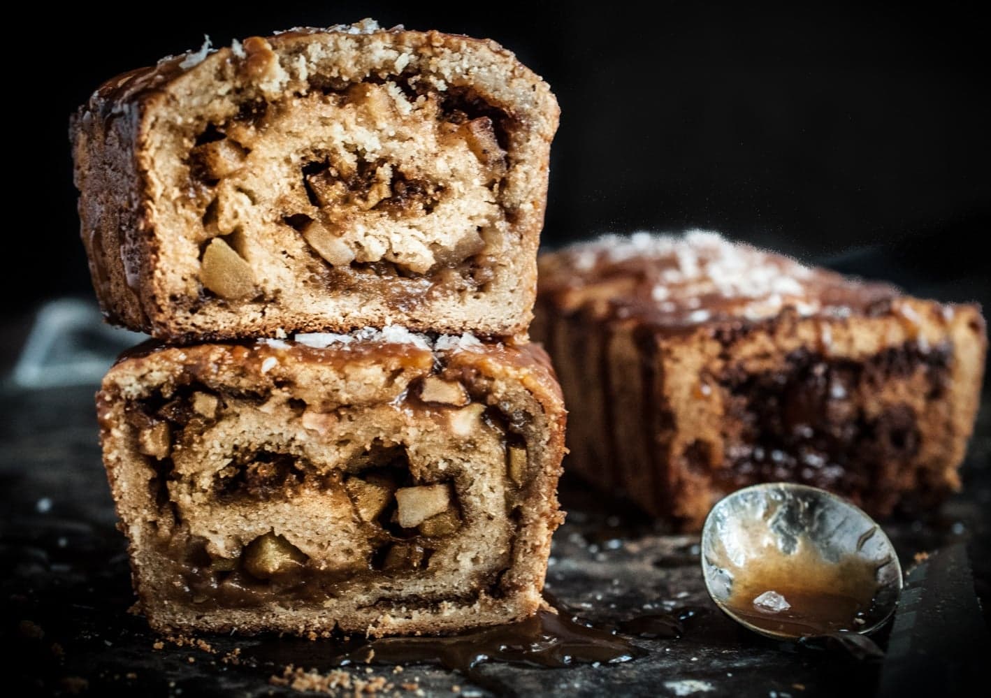 Salted Caramel Apple Babka