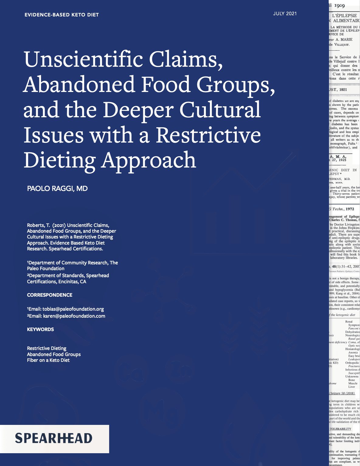 Paolo Raggi MD: A Critical View of of the Keto Diet