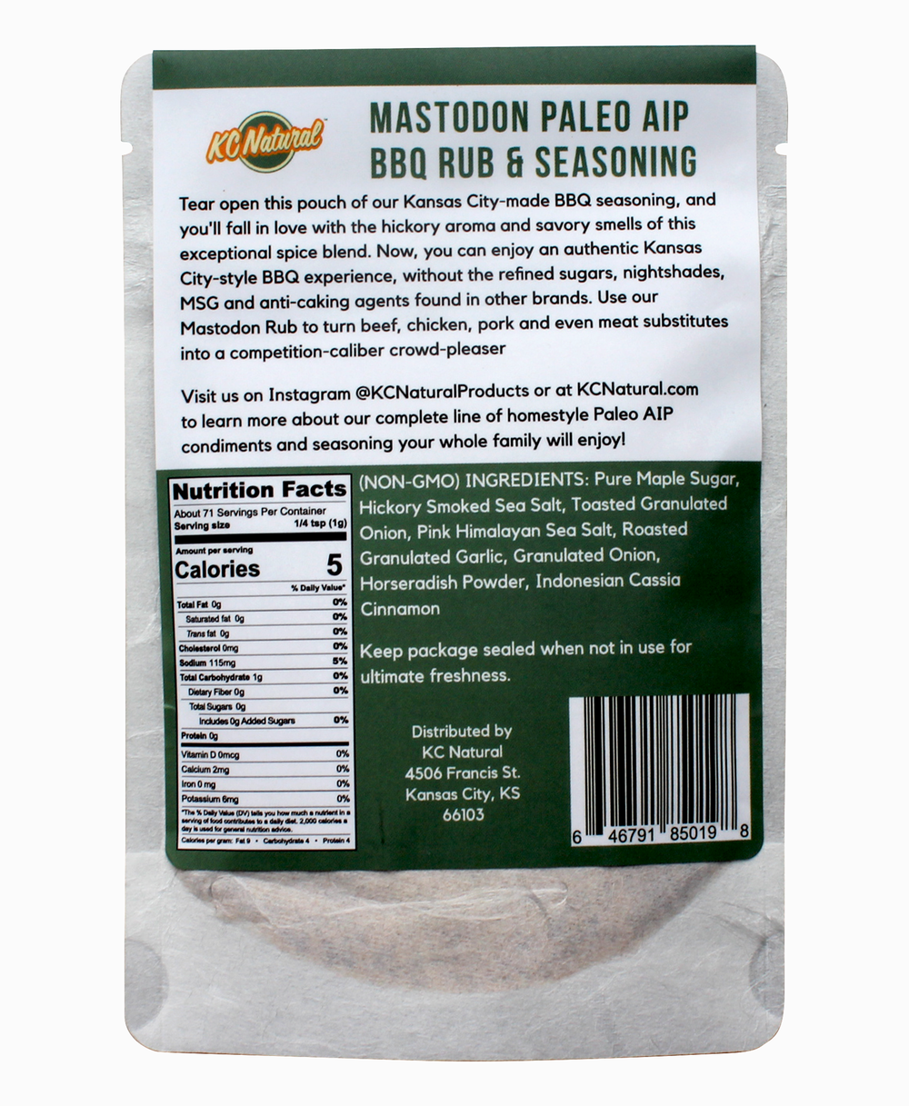 KC Natural Certified Paleo BBQ Sauces and Condiments