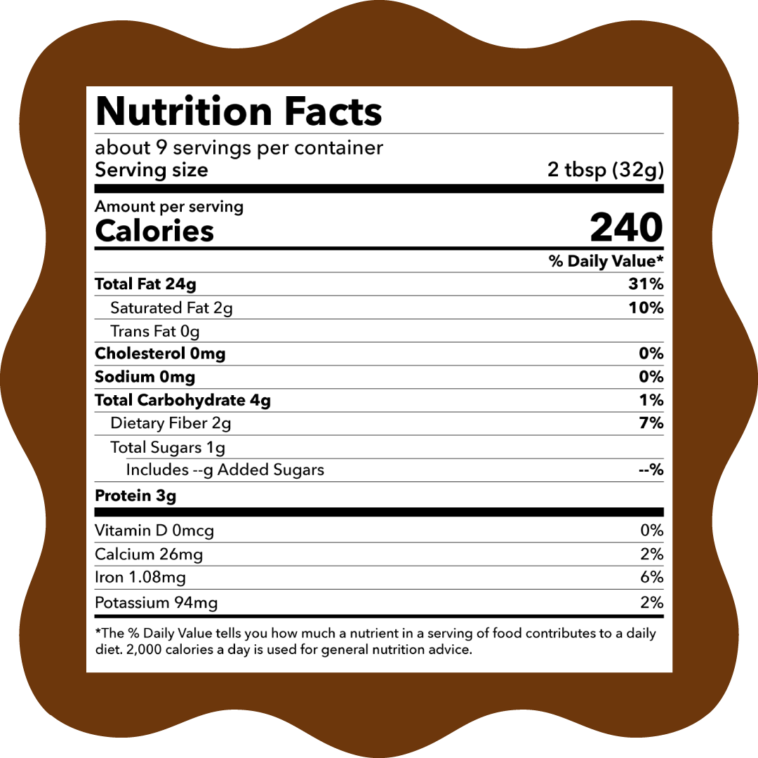 Nutrition facts