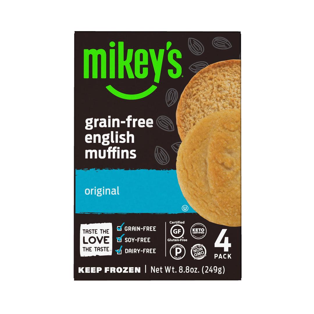 Grain-free English Muffins - Original - Mikey's Muffins - Certified Paleo, Keto Certified by the Paleo Foundation