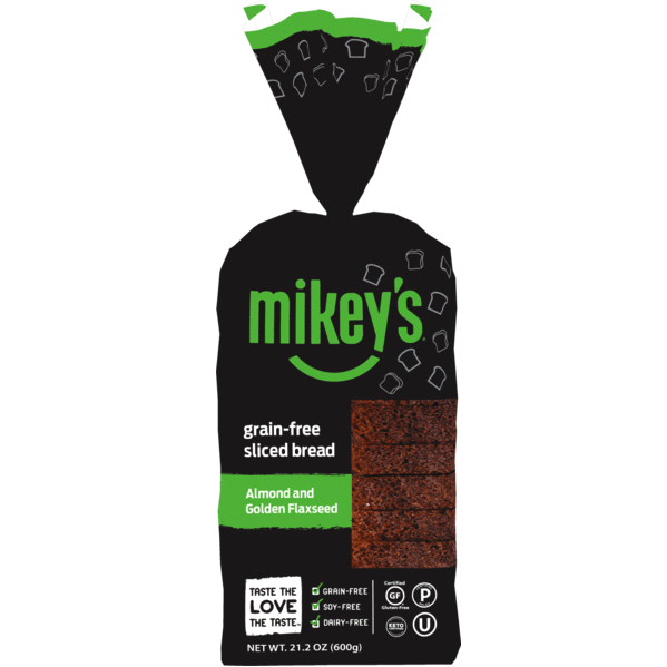 Grain-free Sliced Bread - Mikey's Muffins - Certified Paleo, Keto Certified by the Paleo Foundation