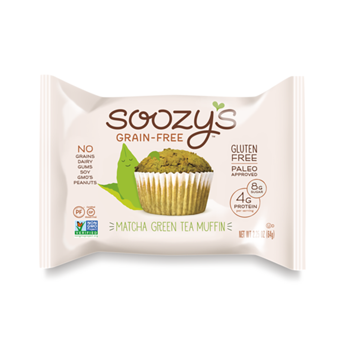 Matcha Green Tea Muffin - Certified Paleo, Paleo Friendly, Grain Free by the Paleo Foundation