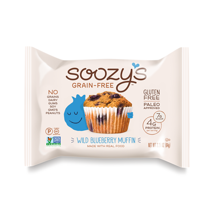 Wild Blueberry Muffin - Certified Paleo, Paleo Friendly, Grain Free by the Paleo Foundation