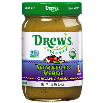 Tomatillo Verde Salsa - Drew's Organics - Keto Certified by the Paleo Foundation