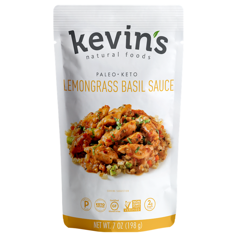 Lemongrass Basil Sauce - Kevin's Natural Foods - Certified Paleo, KETO Certified by the Paleo Foundation