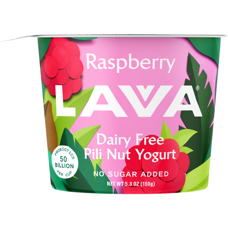 Raspberry Lavva Dairy Free Pili Nut Yogurt - LovveLavva - Certified Paleo by the Paleo Foundation