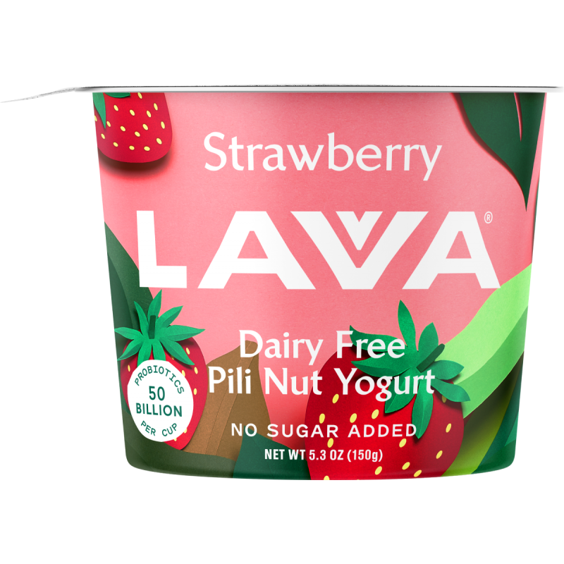 Strawberry Lavva Dairy Free Pili Nut Yogurt - LovveLavva - Certified Paleo by the Paleo Foundation