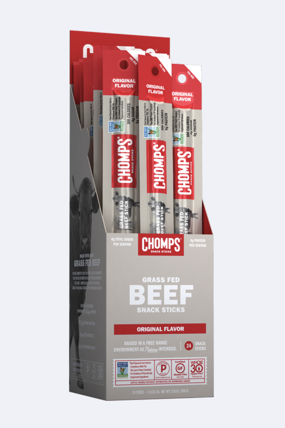 Chomps Keto Certified Meat Sticks Chomps Meat Sticks