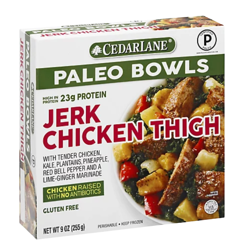 Cedarlane Foods Jerk Chicken with Plantains and Kale Cedarlane Foods Jerk Chicken with Plantains and Kale