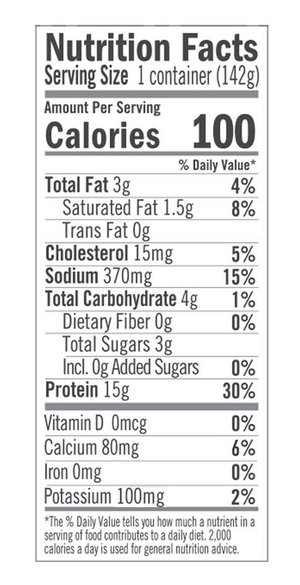 Nutrition facts