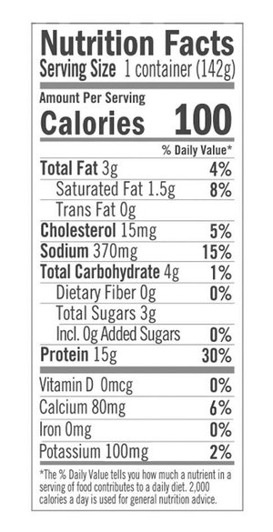 Nutrition facts